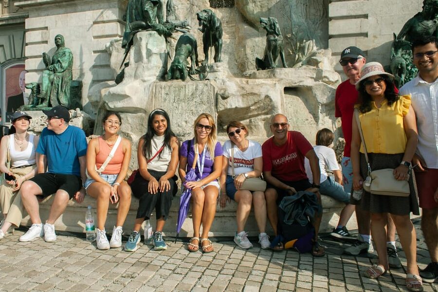 Buda Castle Walking Tour: Fishermans Bastion - Royal Palace - Sándor Palace and the final walk to Savoyai Terrace