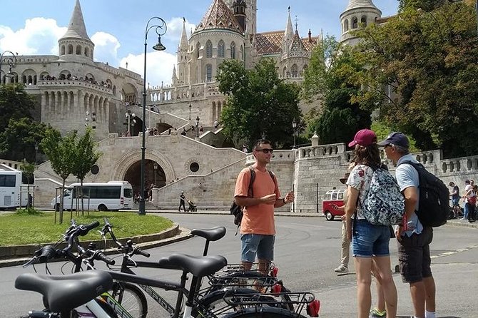 Budapest Bike Ride - Castle Garden and the climb to Buda Castle