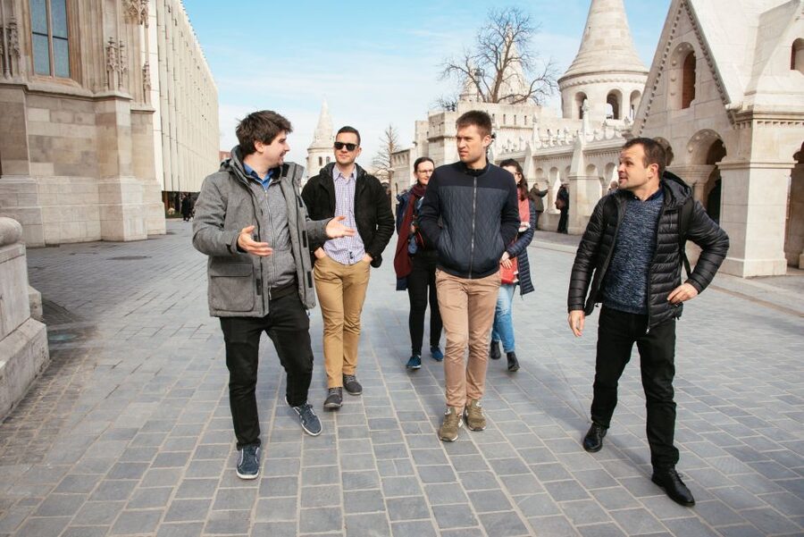 Budapest: Buda Castle District Walking Tour with a Historian - András Hadik and the quieter lanes