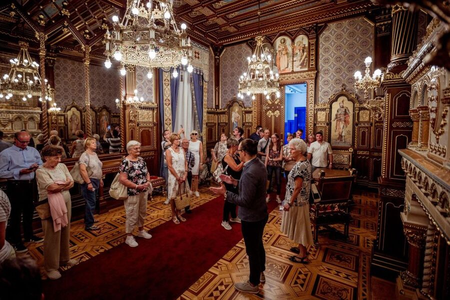 Budapest: Buda Castle Walk with Saint Stephen's Hall - The guide and the English presentation