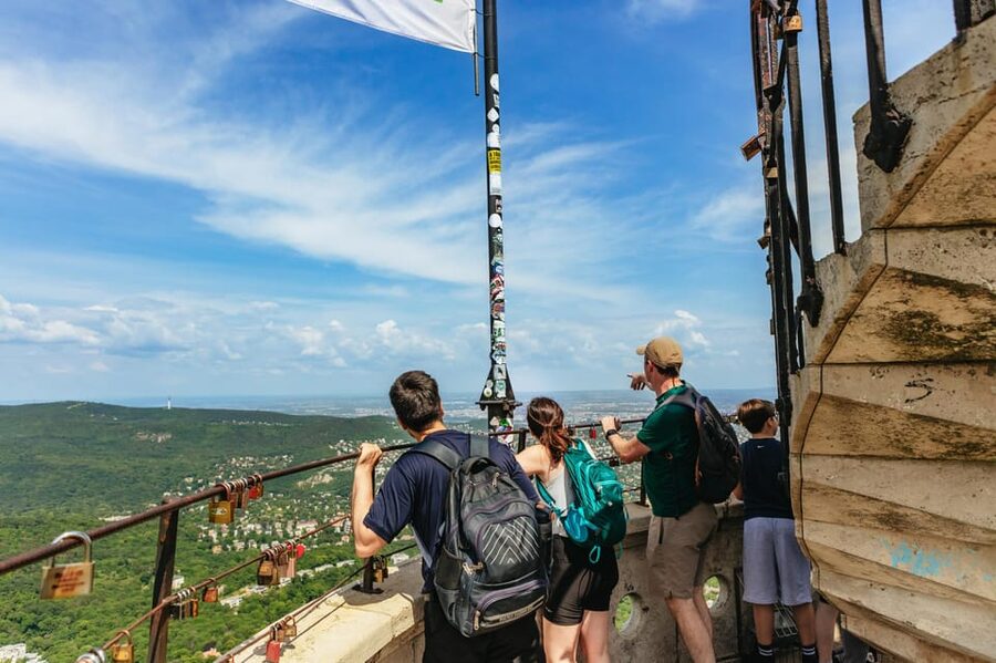 Budapest: Buda Hills Guided Hiking Tour with Optional Lunch - Elizabeth Lookout Tower is the main reward