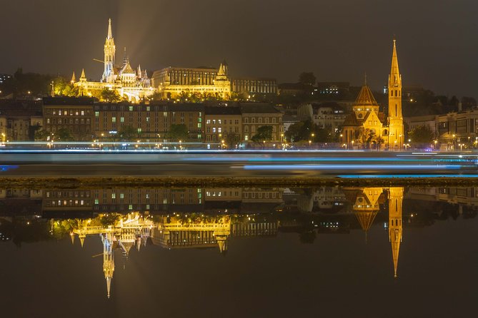 Budapest by night - private driving tour - Fisherman’s Bastion: the classic illuminated panorama