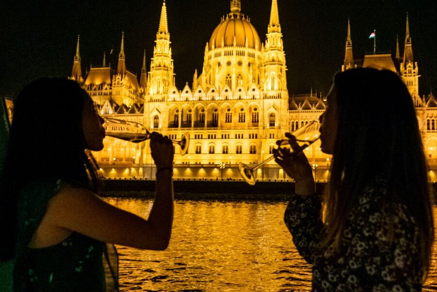 Budapest: Candlelit Dinner River Cruise with Live Music - The four-course dinner, from starter to dessert