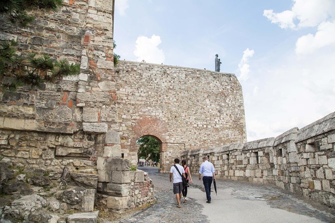 Budapest Castle Walk - Castle Garden and Várkert Bazaar beside the Danube