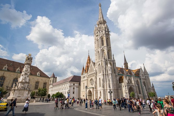 Budapest Castle Walk - St. Matthias Church and the layers under the roof
