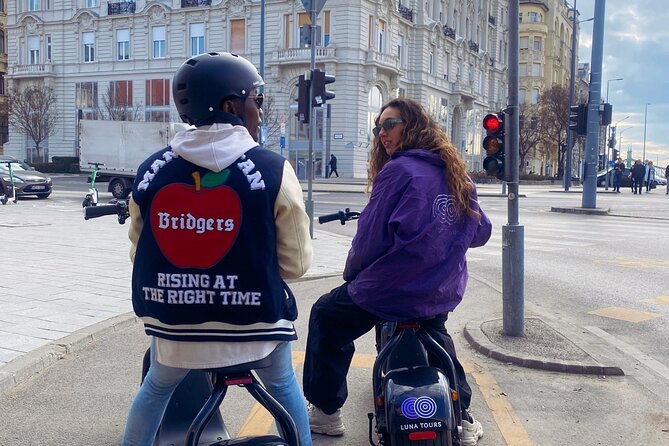Budapest Citadel Tour on E-Scooter with The Best Panoramic Views - Crossing toward Budapest’s river views