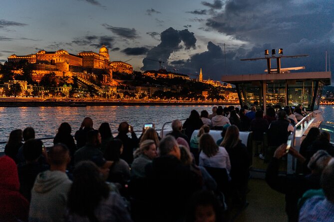 Budapest Danube River Sightseeing Night Cruise with Drink - The southbound run past Budapest’s bridges