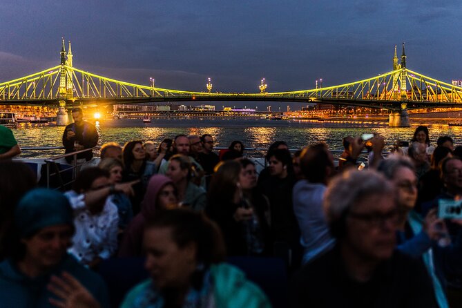 Budapest Danube River Sightseeing Night Cruise with Drink - Buda Castle and the Royal Palace from the water