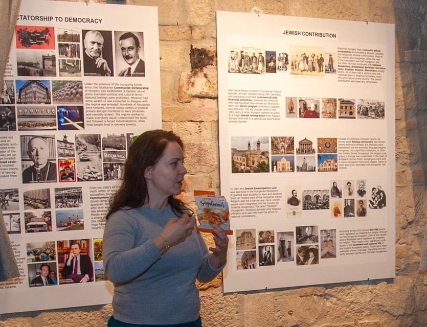 Budapest: Ghetto Wall Exhibition Tour with History Guide - The visual timeline and 45-minute exhibition visit