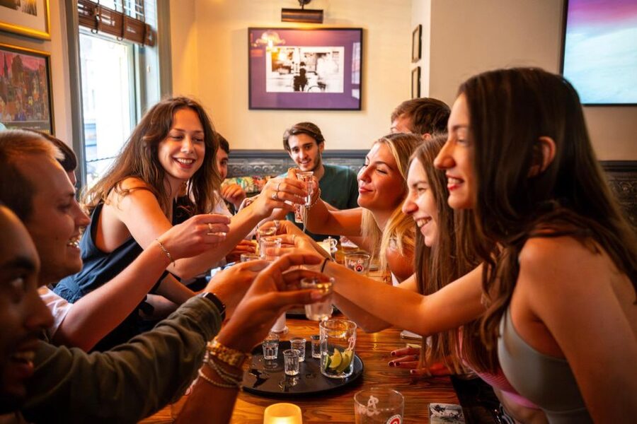Budapest: Guided Bar Crawl Walking Tour - From the Budapest Eye to Klauzál tér