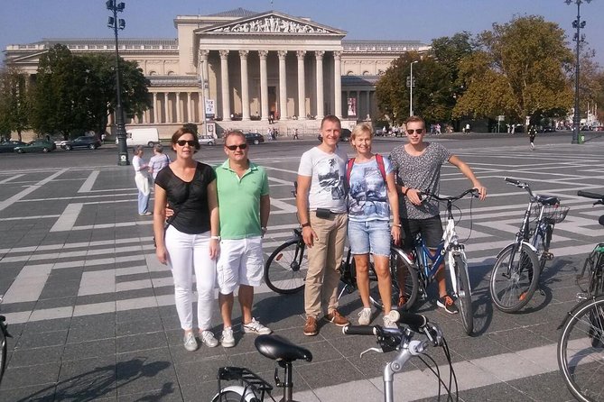 Budapest Highlights Bike Tour - Starting at Szabadság tér and the Soviet Monument