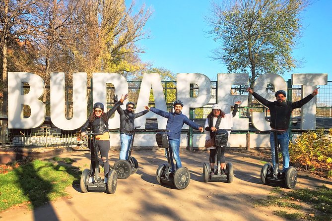 Budapest Highlights️ Live Guided Segway Tour - Learning to ride at Galamb Street
