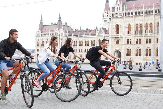 Budapest Historic Downtown Bicycle Tour in small groups - Parliament, the Danube, and the Shoes