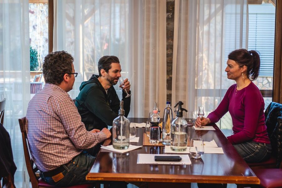 Budapest: Hungarian Whisky, Gin, and Pálinka Tasting - Eight glasses, three types of Hungarian spirit
