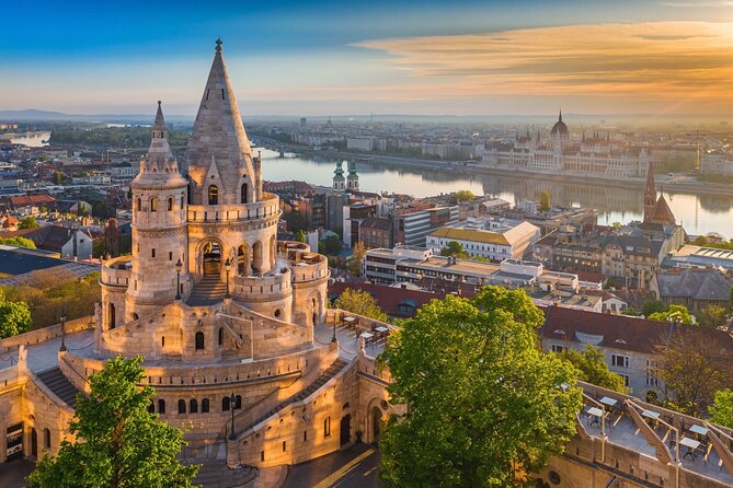 Budapest Matthias Church Buda Castle District Tour & Tickets - Fisherman’s Bastion for the wide Budapest view
