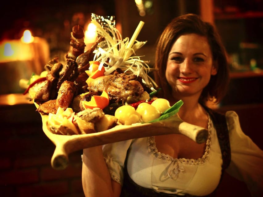Budapest: Medieval Dinner Show with Drinks - Choosing between three very large beef menus