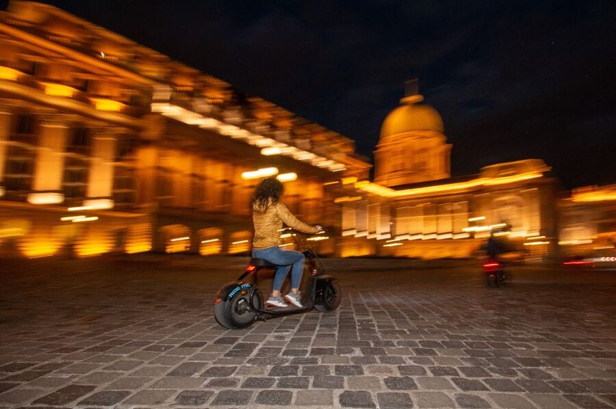 Budapest: Night Tour on MonsteRoller e-Scooter - Fisherman’s Bastion after dark