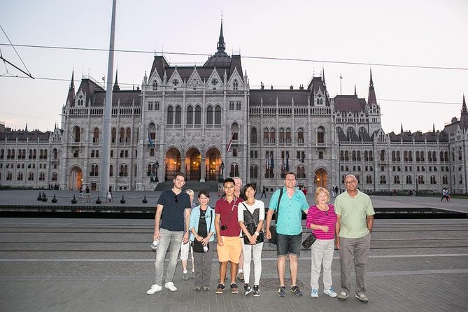 Budapest Night Walking Tour with Danube River Cruise - Parliament at the riverfront