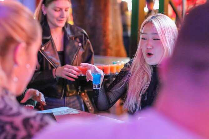 Budapest: Nightlife Bar Crawl Walking Tour - Stop two on Wesselényi utca: four shots and a quicker pace