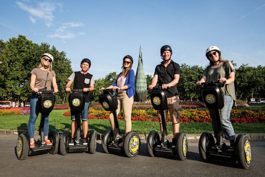 Budapest: Segway Sightseeing Tour - Riding toward inner Pest and Buda Castle views