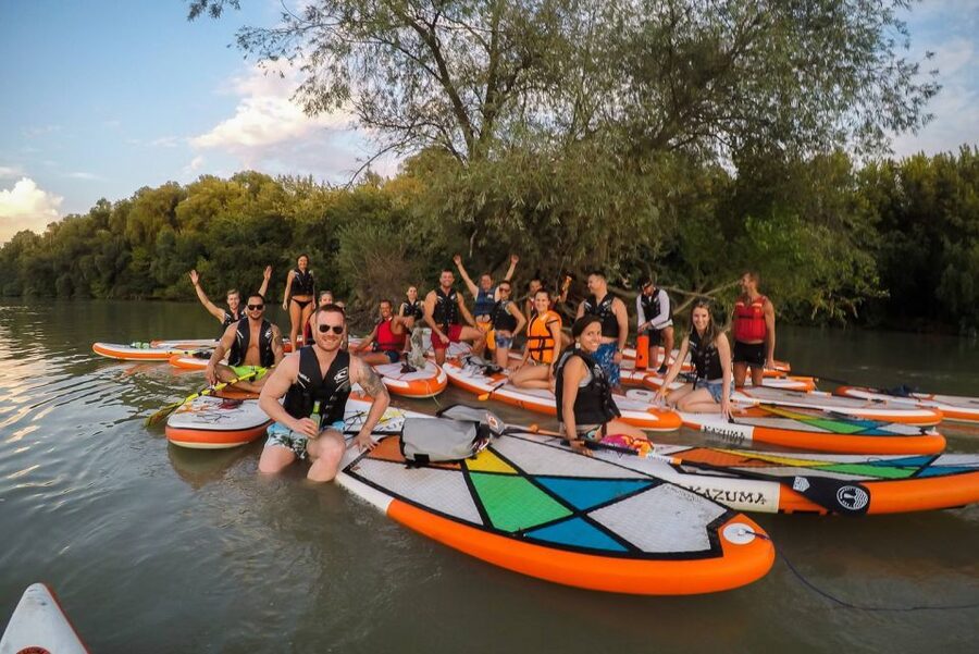 Budapest: Standup Paddleboarding Tour - The first lesson: boards, paddles, and balance