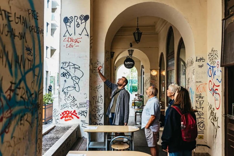 Budapest: Street Art and Underground Movements Walking Tour - Reading murals, stickers, and public messages