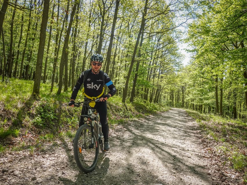 E-Mountain Bike Adventure in the Danube Bend - The Descent and a Drink Beside the River