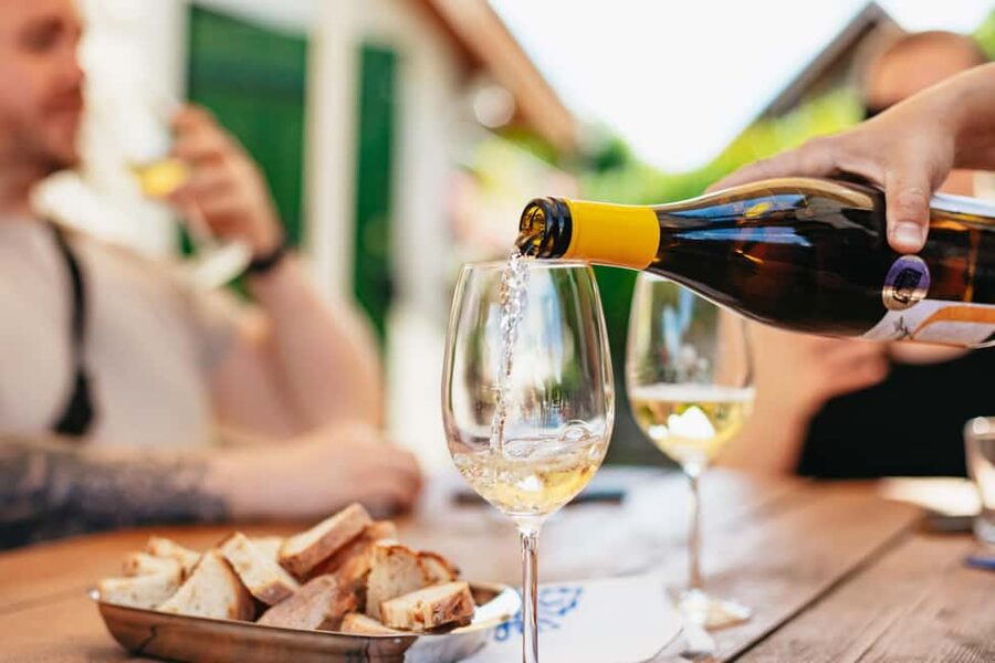 From Budapest: Etyek Wine Tasting Tour with 3-Course Meal - The minibus ride and downtown pickup