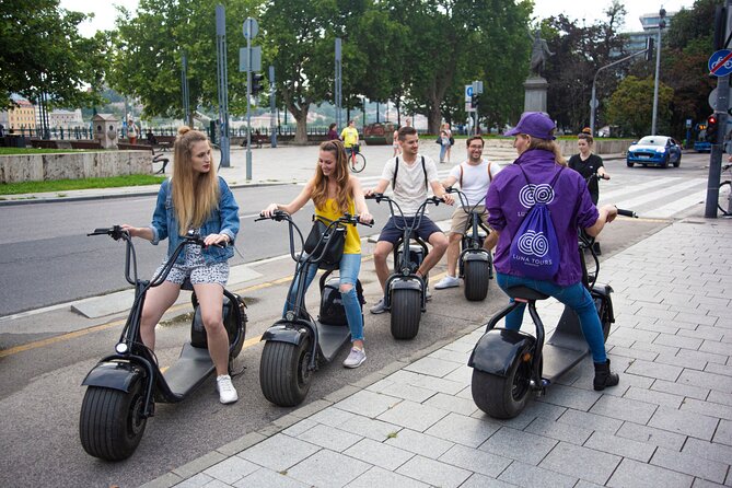 Guided Tours in Budapest on E-Scooter with various routes - Buda Castle and Matthias Church
