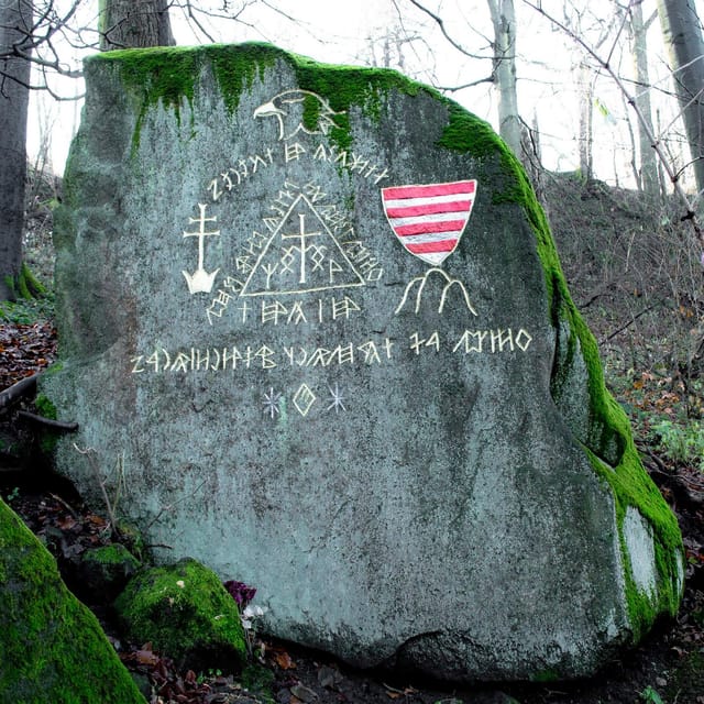 Hike to Spiritual Sites Near Budapest - The runic stone, Rock of Love, and Beating Rock