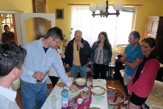 Hungarian lunch/dinner with locals in their home w/ car transfer - Dessert and wine complete the visit