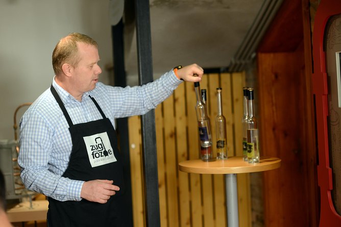 Hungarian pálinka distillery visit and tasting - The Three-Spirit Tasting at 5:00 pm