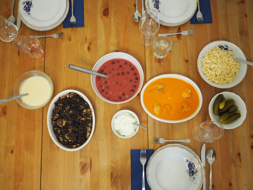 Hungarian Premium Cooking Class with 4-course meal - Cooking the soup, main course, and dessert