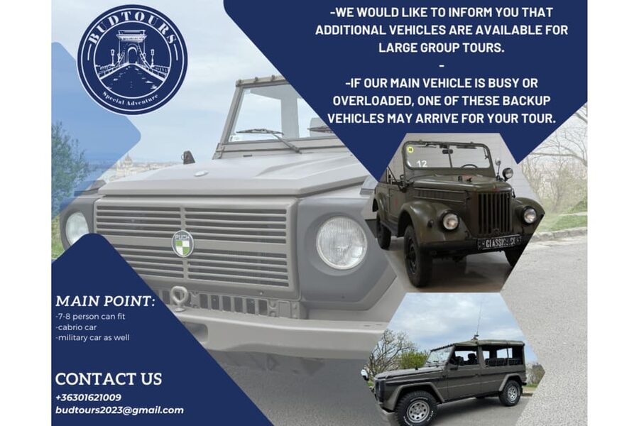 Iconic Budapest tour with Classic Russian Jeep and G-Wagon - The strudel stop adds real local flavor