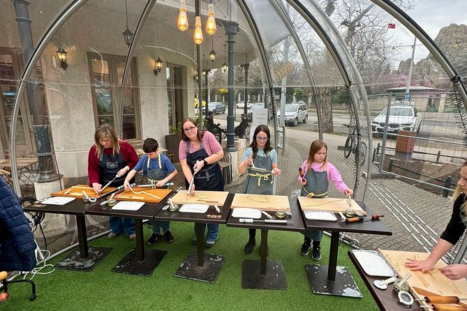 Kürtőskalács: Chimney Cake Workshop in City Park Budapest - Learning the dough and the basic technique