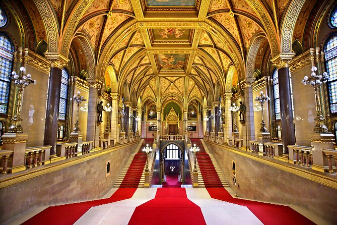 Parliament Tour in Budapest with Audio Guide - The Ceremonial Steps and the first big impression