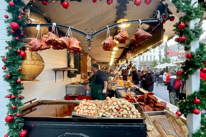 Private Budapest Christmas Market Tour with Chimney Cake & Mulled Wine - Passing Gresham Palace and central Budapest sights
