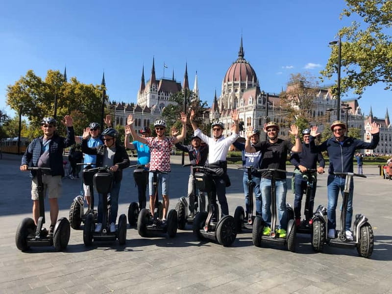 Segway Tour: Buda & Pest tour - Crossing from Pest toward Parliament