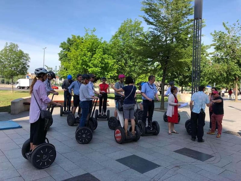Segway Tour: Buda & Pest tour - Learning to handle the Segway before Budapest begins
