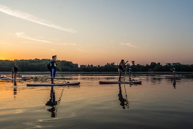 SUP Budapest: Sunset tour - The final rocks are the one real nuisance