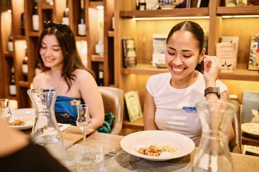 Tipsy Guided Food Tour with Drinks Included in Budapest - First tastes: soup and traditional Lángos